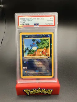 PSA 8 Marill (11/18) Pokemon TCG: Southern Islands Reverse Holo - Image 1