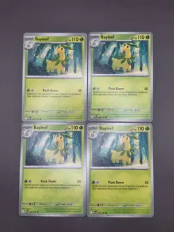 Pokemon TCG Mega Evolution 4X Bayleef 009/132 X4 - English NM PLAYSET - Image 1