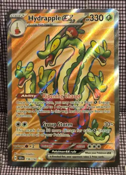 HYDRAPPLE ex 156/142 STELLAR CROWN POKEMON- FULL ART - ULTRA RARE- HOLO NM/M - Image 1