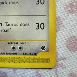 Tauros 133/165 Expedition Base Set Pokemon Trading Card Game Vintage Regular NM - Image 5