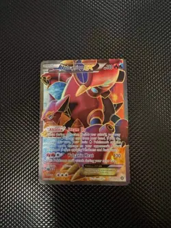 Pokemon TCG Volcanion-EX Steam Siege Holo Full Art Ultra Rare Card 107/114 MP - Image 1