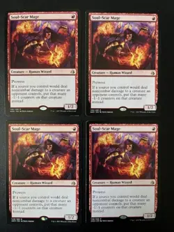 MTG- Soul-Scar Mage x4 - Amonkhet - Image 1