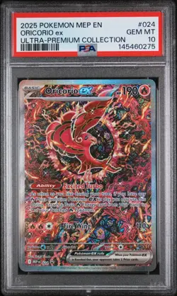 2025 POKEMON BLACK STAR PROMO 024 ORICORIO EX - PSA 10 - Image 1