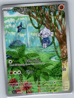 Meditite 153/142 SV07: Stellar Crown - Pokemon Card - NM - Image 1