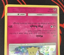 Mimikyu SM163 Holo Pokemon Sun & Moon Team Up Black Star Blister Promo Card - Image 4