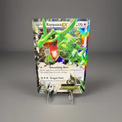 Rayquaza EX Ultra Rare Holo 75/108 Roaring Skies English Pokemon Card - Image 1