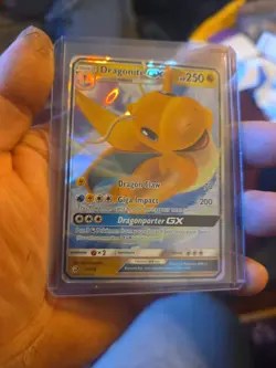 Pokemon TCG Dragonite GX Ultra Rare Card Dragon Majesty Series 37/70 - Image 1