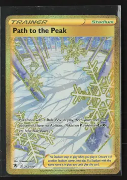 Path to the Peak (Secret) Secret Rare SWSH10: Astral Radiance 213/189 NM Pokemon - Image 1