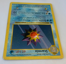 1st Edition Starmie Shadowless Base Set 64/102 Pokemon Card - Image 5
