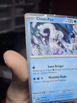 Chien-Pao 057/182 Cosmos Holo -Knockout Exclusive - Pokemon TCG Double Swirl!! - Image 3