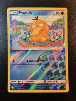 Psyduck - 28/149 - Sun & Moon Base Reverse Holo Pokemon Card - NM/LP - Image 1
