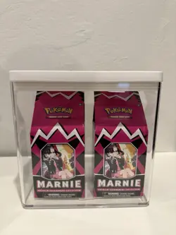 Pokemon TCG Marnie Premium Tournament Collection Box (Lot 2) With Acrylic box - Image 1