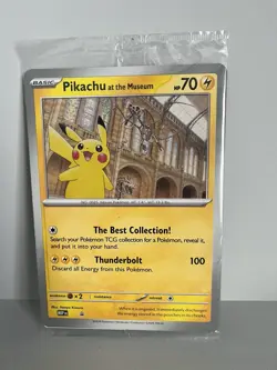 Sealed Pikachu At The museum Promo Pokemon National History Museum Jumbo - Image 1