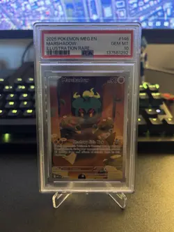 Marshadow 146/182 Pokemon Mega Evolution Illustration Rare PSA 10 GEM MINT - Image 1