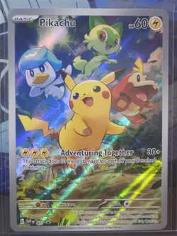 Pokemon TCG Pikachu SVP 027 Paldea Evolved Black Star Promo New Sealed - Image 1