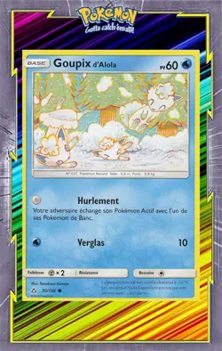 Goupix d'Alola - SL05:Ultra Prisme - 30/156 - Carte Pokemon Neuve Francaise - Image 1