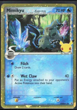 Mimikyu (Delta Species) Promo SWSH: Sword & Shield Promo Cards SWSH136 NM - Image 1