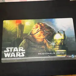 Star Wars The Card Game 2014 Regionals Playmat - FFG LCG - Jabba The Hutt - Image 2