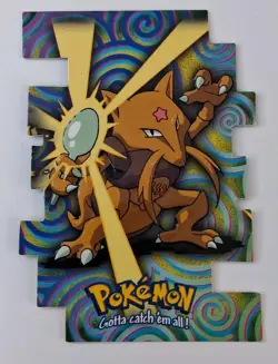 1998 Topps Pokemon EV 8 of 12 #64 Kadabra Die-Cut Card - Image 1