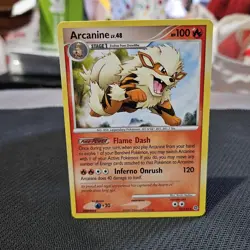 Arcanine Pokemon TCG Secret Wonders Non-Holo Rare Card #22/132 - Image 1