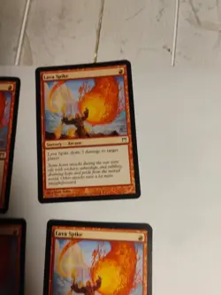4 X Lava Spike Champions of Kamigawa Light Play MTG Magic the Gathering - Image 3