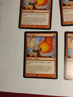 4 X Lava Spike Champions of Kamigawa Light Play MTG Magic the Gathering - Image 5