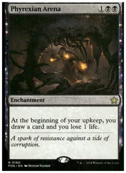 Foundations #180 Phyrexian Arena - Image 1