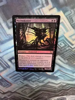 MTG Foil Necroskitter EX/LP Eventide - Image 3