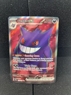 Pokemon TCG Gengar EX Temporal Forces Ultra Rare Card 193/162 - Image 1