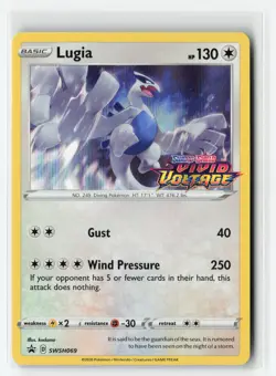 LUGIA SWSH069 PRERELEASE PROMO POKEMON TCG NM-LP - Image 1