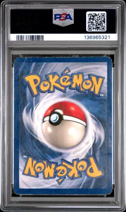 1999 POKEMON FOSSIL #5 GENGAR-HOLO PSA 1 - Image 2
