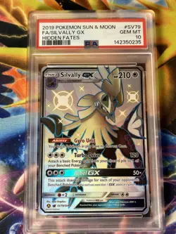 Pokemon PSA 10 Silvally GX Hidden Fates #SV79 - Image 3
