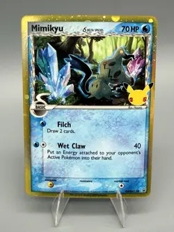 Pokemon Card TCG - Mimikyu Delta Species SWSH136 Promo Celebrations - Image 1