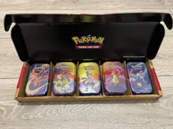 Pokemon TCG Kanto Power Mini Tin x5 New Sealed - Amazon Bundle - Image 1
