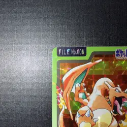 1997 Pocket Monsters Carddass - File Number Japanese Charizard #006 - Image 2