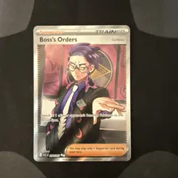 Boss’s Orders 256/217 Ultra Rare Full Art Pokemon TCG Ascended Heroes NM - Image 1