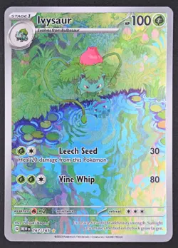 Ivysaur 167/165 Pokemon TCG SV: Scarlet & Violet 151 IR Full Art Near Mint - Image 1