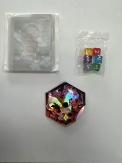 Disney Lorcana Fabled Lore Counter, Dice, And Card Foil Dividers. I2I - Image 1