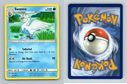 Swanna #60/236 Sun & Moon Cosmic Eclipse Rare Pokemon 2019 TCG Card - Image 1