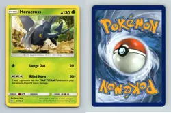 Heracross #9/236 Sun & Moon Cosmic Eclipse Uncommon Pokemon 2019 TCG Card - Image 1