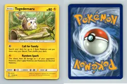 Togedemaru #73/236 Sun & Moon Cosmic Eclipse Uncommon Pokemon 2019 TCG Card - Image 1