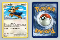 Herdier #175/236 Sun & Moon Cosmic Eclipse Uncommon Pokemon 2019 TCG Card - Image 1