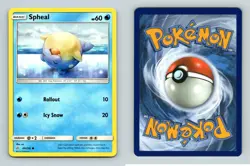 Spheal #49/236 Sun & Moon Cosmic Eclipse Common Pokemon 2019 TCG Card - Image 1