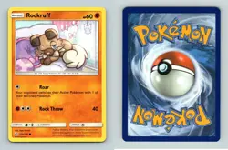 Rockruff #123/236 Sun & Moon Cosmic Eclipse Common Pokemon 2019 TCG Card - Image 1
