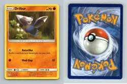 Drilbur #114/236 Sun & Moon Cosmic Eclipse Common Pokemon 2019 TCG Card - Image 1