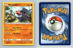 Nosepass #106/236 Sun & Moon Cosmic Eclipse Common Pokemon 2019 TCG Card - Image 1
