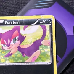 Purrloin - Black & White: Emerging Powers (64/98) - HP/Damaged - Pokemon Card - Image 4