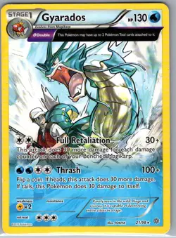 Gyarados 21/98 Non Holo Deck Exclusives - Pokemon Card - LP - Image 1