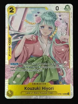 Kouzuki Hiyori (OP06-106) - Wings of the Captain (OP06) - One Piece Card Game - Image 1