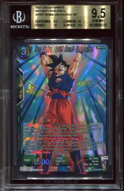 Son Goku, Spirit Bomb Unleashed BT14-071 SR BGS 9.5 Dragon Ball Super Card - Image 1